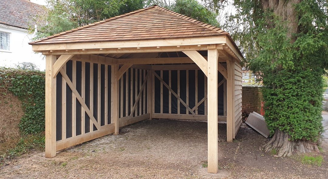One-bay carport in Berkshire