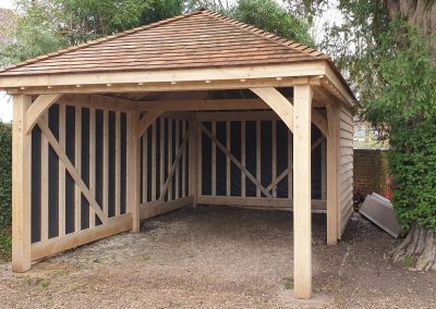 One-bay carport in Berkshire