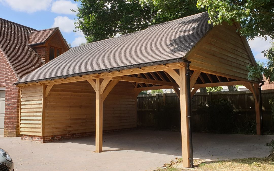 Andover Oak Carport