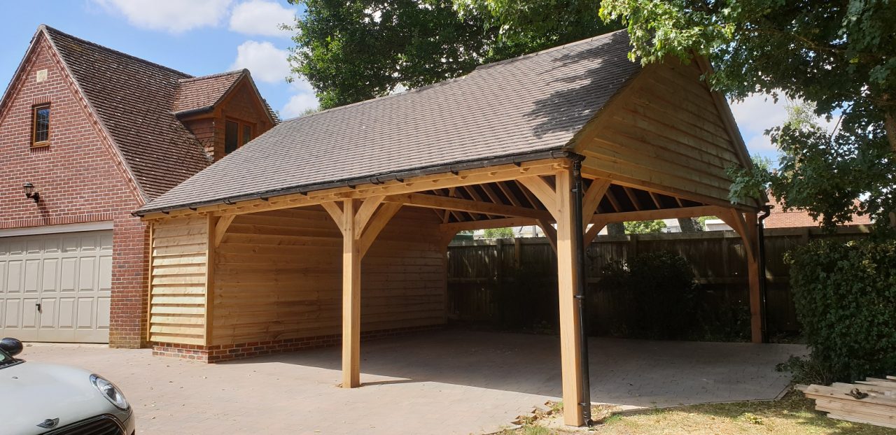 Andover Oak Carport - My Oak Frame