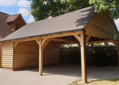 Andover Oak Carport