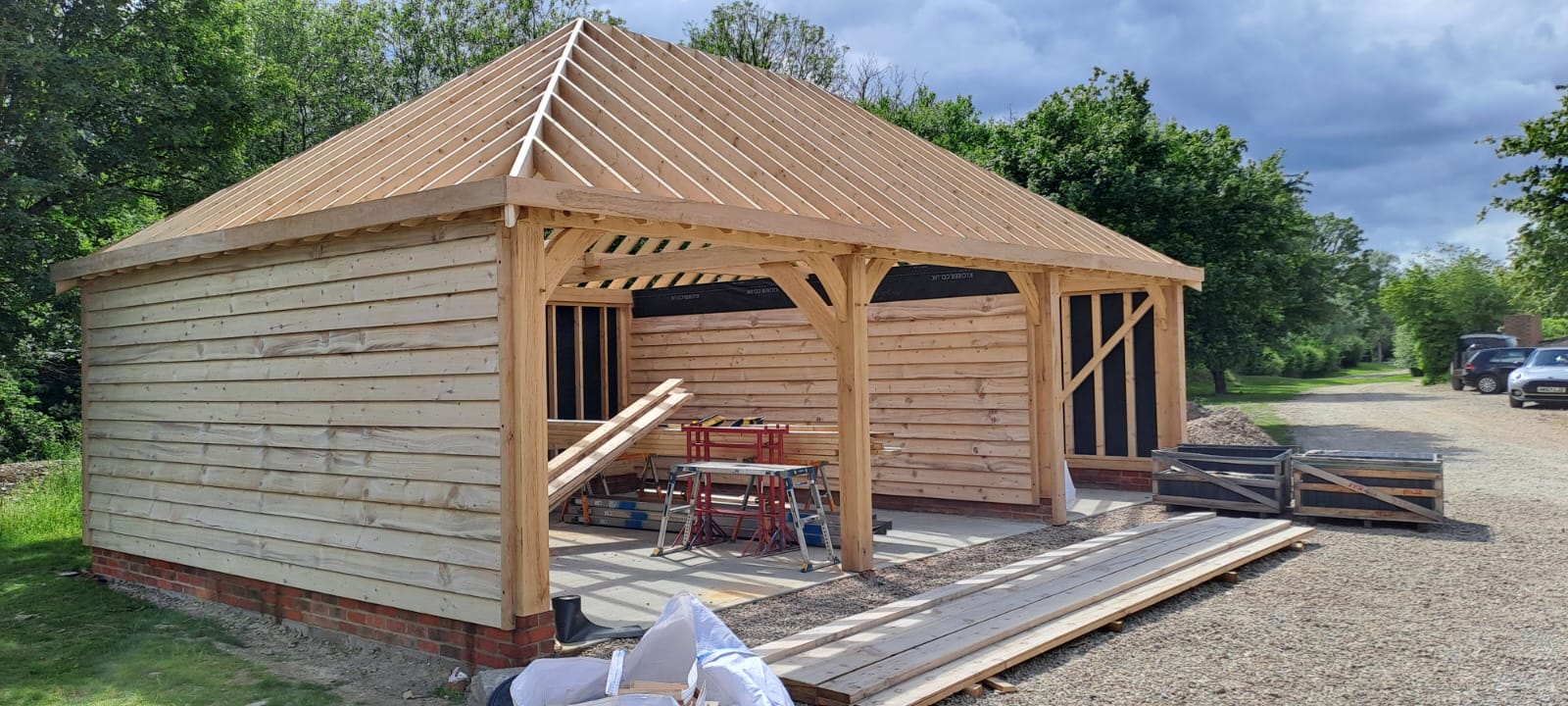 cladded wall Spruce_Timber_Cladding