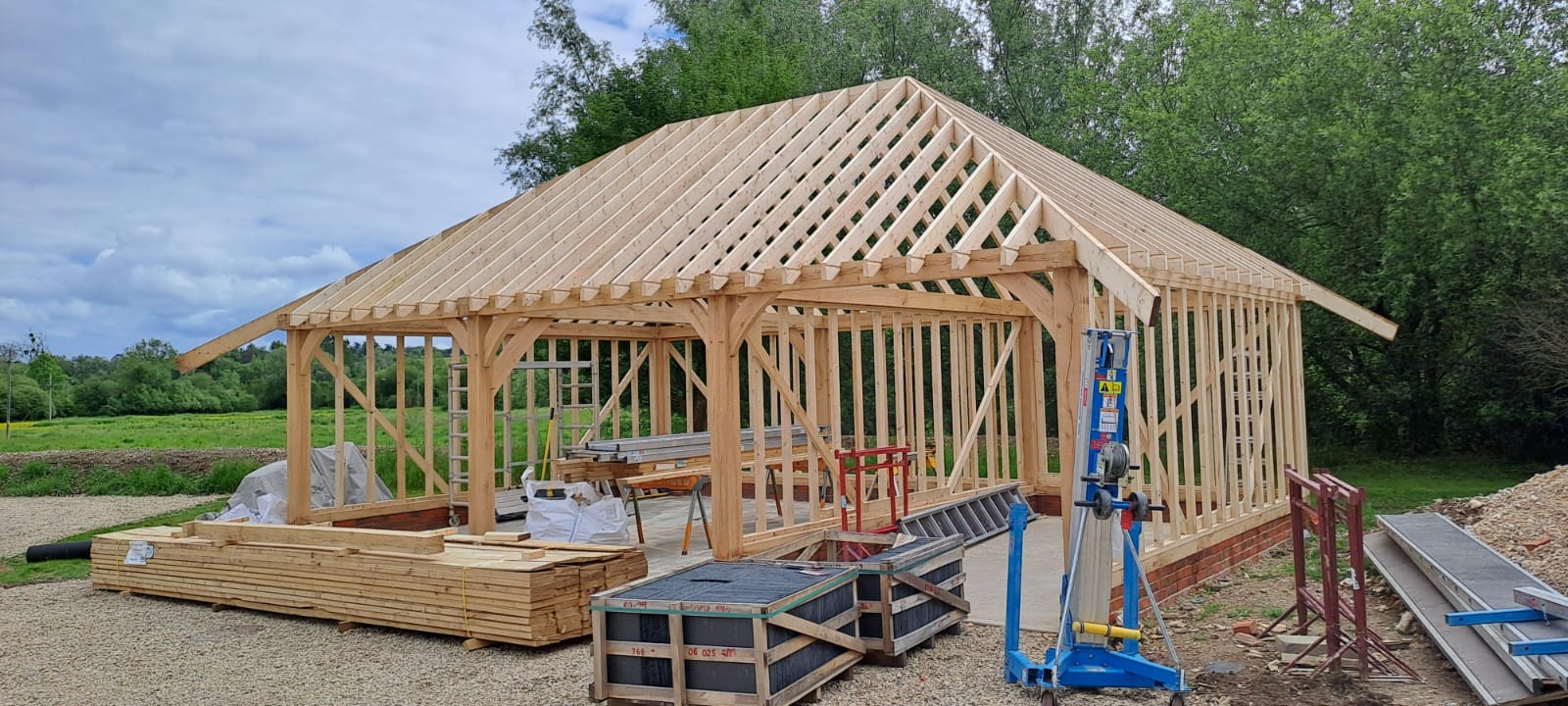 oak frame Spruce_Timber_Cladding