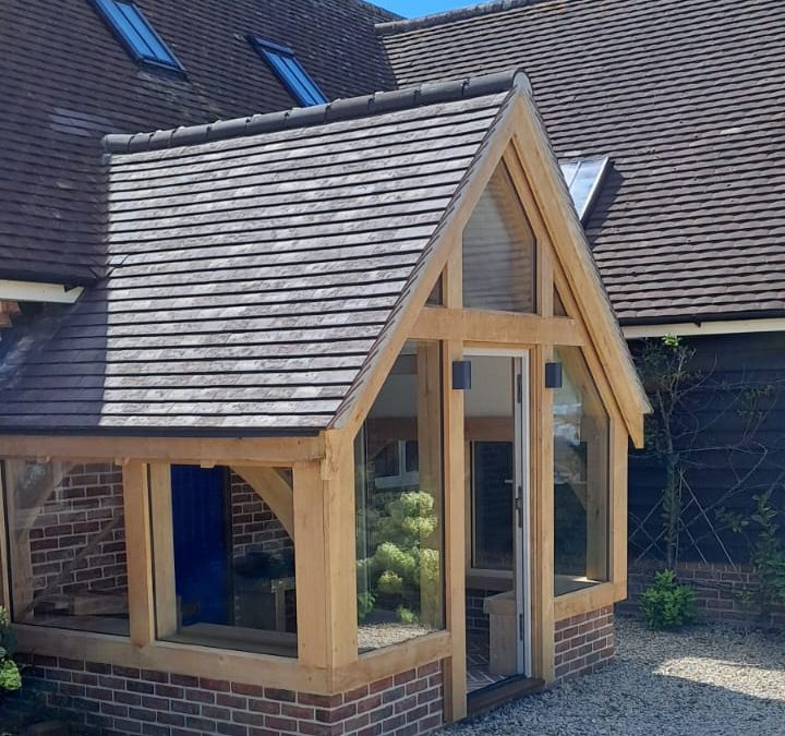 Oak Frame Porch, West Grimstead,